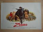 filmaffiche Alain Delon Zorro 1975 cinema affiche filmposter, Verzamelen, Rechthoekig Liggend, Ophalen of Verzenden, Zo goed als nieuw