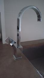 Eengreeps keuken mengkraan. Chroom, Ophalen of Verzenden, Gebruikt, Chroom, Kraan