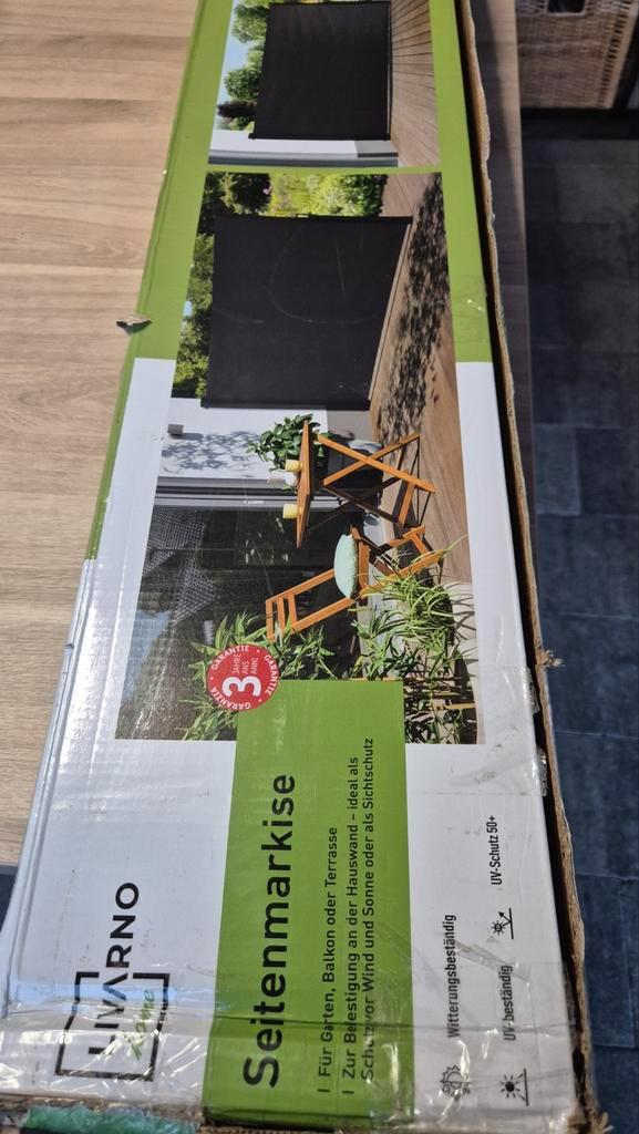 Livarno Home Windscherm Antraciet 160x300 cm, Tuin en Terras, Zonneschermen, Nieuw, Overige typen, 150 tot 300 cm, 250 cm tot 450 cm