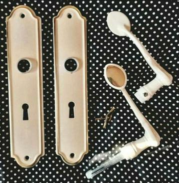 Luxe deur beslag klinken creme gouden biesjes beschikbaar voor biedingen