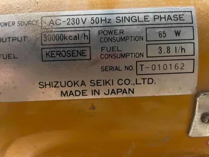 Warmtekanon wegens bedrijfsbeeindiging, Doe-het-zelf en Verbouw, Gereedschap | Lasapparaten, Gebruikt, Overige typen, 250 ampère of meer