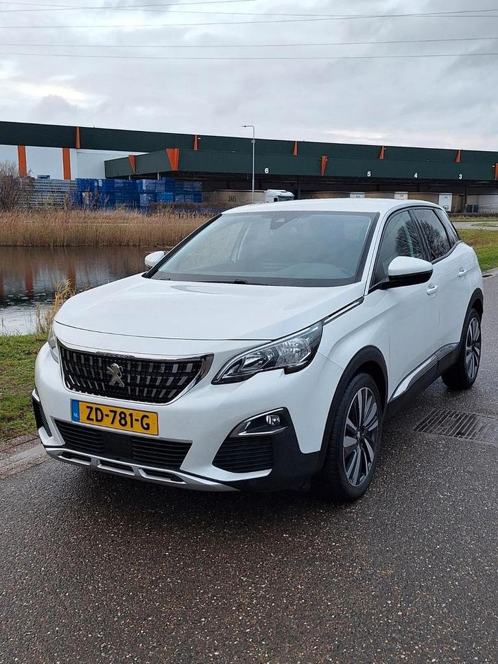 Peugeot 3008 1.2 Puretech 130pk S&S 2019 Wit, Auto's, Peugeot, Particulier, Achteruitrijcamera, Airbags, Airconditioning, Android Auto