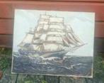 schilderij zeilschip op zee H C Vermeer (1927-1991) Westland, Antiek en Kunst, Kunst | Schilderijen | Klassiek, Ophalen