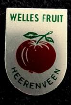 Welles Fruit Heerenveen speld, Nieuw, Speldje of Pin, Stad of Land, Verzenden