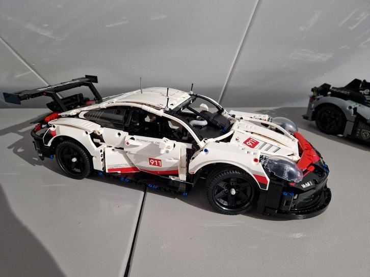 Porsche bouwstenen, Hobby en Vrije tijd, Modelauto's | 1:5 tot 1:12, Zo goed als nieuw, Auto, Ophalen of Verzenden