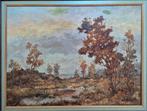 Gesigneerd olieverfschilderij op doek formaat 80 x 60 met li, Antiek en Kunst, Ophalen