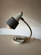 Retro vintage bureau / tafellamp, Minder dan 50 cm, Vintage, Ophalen of Verzenden, Metaal