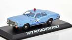 Plymouth Fury Detroit Police Beverly Hills Cop 1977modelauto, Hobby en Vrije tijd, Modelauto's | 1:43, Ophalen of Verzenden, Nieuw