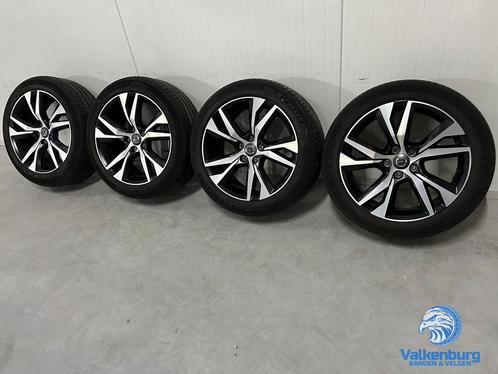 Originele Volvo S60 V60 5-Double Spoke Matt Black Diamond Cu, Auto-onderdelen, Banden en Velgen, Banden en Velgen, Zomerbanden