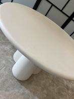 Ronde beton ciré eettafel 120 cm – Japandi stijl – Beige, Info@savoireinteriors.com, 100 tot 150 cm, Rond, Ophalen of Verzenden