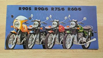 brochure BMW R90S, R90/6, R75/6, R60/6 beschikbaar voor biedingen