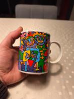 Mok Marianne Naerebout abstracte kunst, Ophalen of Verzenden, Zo goed als nieuw, Overige stijlen, Kop(pen) en/of Schotel(s)