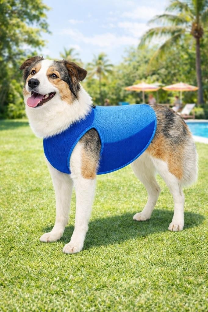 Partij blauwe koelvesten voor honden maat M, Dieren en Toebehoren, Honden-accessoires, NHP International, Sales@nhp-international.com