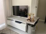 Compleet! Ikea Besta TV meubel met blad, lades en planken, Huis en Inrichting, Ophalen, Overige materialen, 100 tot 150 cm, Zo goed als nieuw
