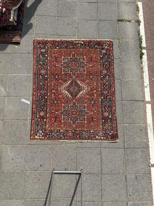 Azerbaijan Tapijt Gharaja Antique Rug 187x145 cm, Huis en Inrichting, Stoffering | Tapijten en Kleden, Zo goed als nieuw, 100 tot 150 cm