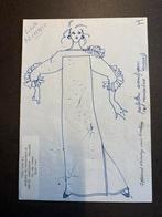 Ontwerp tekening schets van Fong Leng 1, Antiek en Kunst, Kunst | Litho's en Zeefdrukken, Ophalen of Verzenden