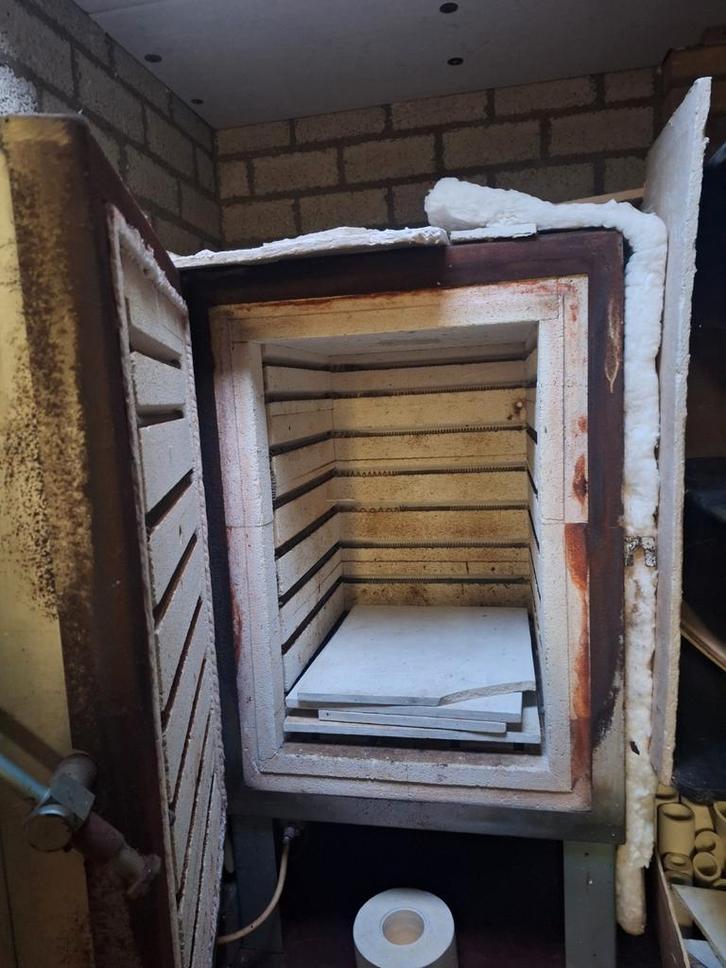 Pottenbakkersoven, draaischijf en toebehoren, Zakelijke goederen, Machines en Bouw | Industrie en Techniek, Ophalen