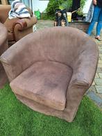 2 fauteuils met hocker, Ophalen, Eenpersoons, 75 tot 100 cm, Zo goed als nieuw