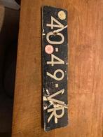 Nummerplaat, Ophalen of Verzenden, Gebruikt