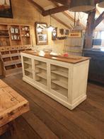 mooie oude toonbank met vitrine gedeelte  glazen voorkant, Ophalen