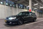 Saab 9-5 2.3 Turbo Aero Estate AUT 2002 metallic Groen, Auto's, 1800 kg, Zwart, 4 cilinders, 2290 cc