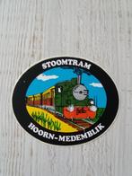 sticker Stoomtram Hoorn - Medemblik, Ophalen of Verzenden, Zo goed als nieuw, Bedrijf of Vereniging