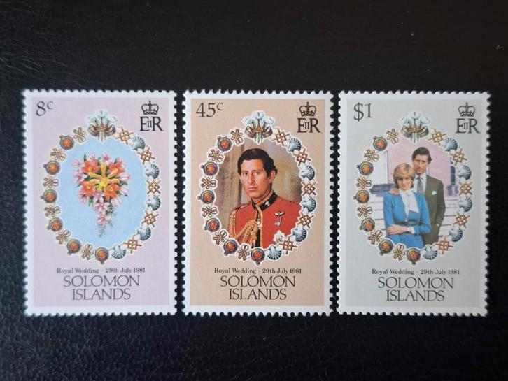 Salomon Eilanden 1981 Royal Wedding Charles and Diana, Postzegels en Munten, Postzegels | Oceanië, Postfris, Ophalen of Verzenden