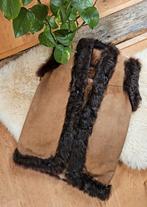 Vintage shearling lammy Afghaanse bodywarmer waistcoat 70s, Kleding | Dames, Ophalen of Verzenden, Zo goed als nieuw, Maat 38/40 (M)