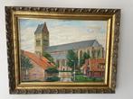 Uniek Olieverfschilderij van Historisch Bolsward, A Koopmans, Antiek en Kunst, Ophalen