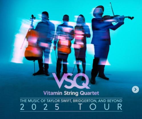 Tickets VSQ Vitamin String Quartet Tivoli Vredenburg Utrecht, Tickets en Kaartjes, Concerten | Pop, Twee personen, September