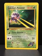 Sabrina’s Venonat #96, 1ste Edition Gym Heroes, NM, EN, Ophalen of Verzenden, Zo goed als nieuw