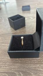 Briljant diamant ring goud  14 karaat 14k, Sieraden, Tassen en Uiterlijk, Ringen, Wit, Ophalen of Verzenden, Zo goed als nieuw