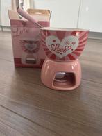 Chocolade fondue set roze, Witgoed en Apparatuur, Fonduesets, Ophalen, Zo goed als nieuw, Fondueset