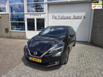 Nissan LEAF 2.ZERO EDITION 40 kWh camera navi keyless Adapti, Gebruikt, 150 pk, Leder en Stof, Zwart