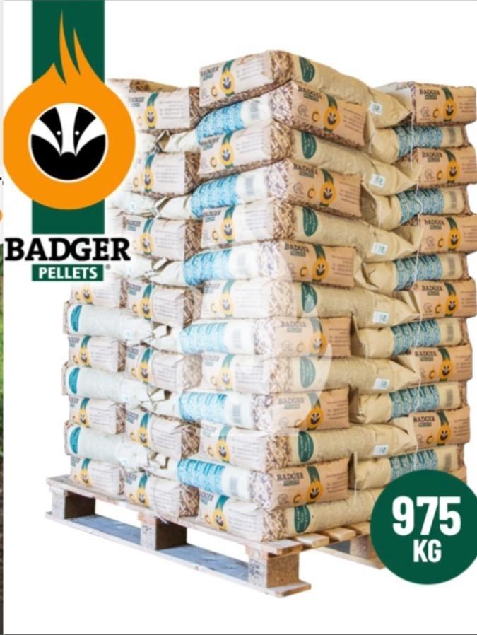 Badger pellets  pelletbrok pelletkachel, Huis en Inrichting, Kachels, Nieuw, Pelletkachel, Hout, Ophalen