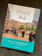 Burgerschap - ZOUT 3.0, Boeken, Schoolboeken, Overige niveaus, Nederlands, Ophalen of Verzenden, Zo goed als nieuw