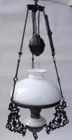 hele oude hang oilelamp, Antiek en Kunst, Ophalen of Verzenden
