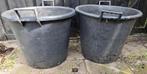 2x kweekpot / plantenpot te koop!, Ophalen, Kunststof, Gebruikt, Rond