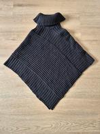 Poncho 1 maat, Kleding | Dames, Ophalen of Verzenden, Zo goed als nieuw, Zwart