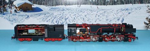 Marklin 37029 Opengewerkte BR 53 loc met 2x rookgenerator, Hobby en Vrije tijd, Modeltreinen | H0, Zo goed als nieuw, Locomotief