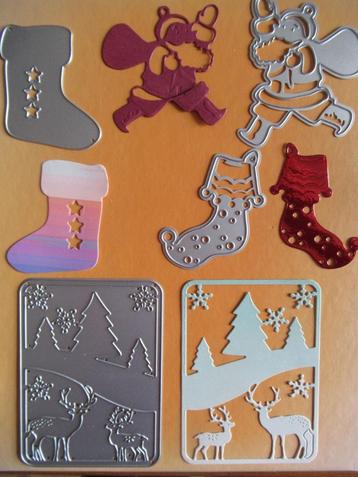 Snijmallen Kerst per foto € 10,00 excl. verz. beschikbaar voor biedingen