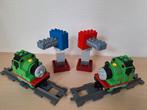 Duplo: 5556 2 x Percy met watertoren. Thomas de trein *, Ophalen of Verzenden, Gebruikt, Complete set, Duplo
