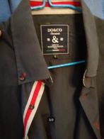 Als nieuw overhemd DO&CO ( WAM ) Grijs donker Blauw Italy L, Zo goed als nieuw, Halswijdte 41/42 (L), Do CO, Verzenden