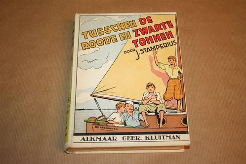 Tusschen de roode en zwarte tonnen. Stamperius. 1932., Boeken, Kinderboeken | Jeugd | 10 tot 12 jaar, Gelezen, Ophalen of Verzenden