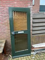 Hardhouten buitendeur, Ophalen, Kunststof, 200 tot 215 cm, Buitendeur