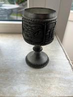 Fraai bewerkte beker van tin, Antiek en Kunst, Antiek | Tin, Ophalen of Verzenden