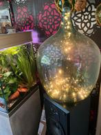 Grote Antieke Fles met Lampjes - Brocante Decoratie, Ophalen of Verzenden