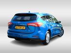 Ford FOCUS Wagon 1.0 EcoBoost Titanium X Business (126 PK) 1, Auto's, Ford, Stof, Gebruikt, Blauw, Origineel Nederlands
