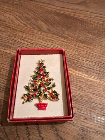 Kerstboom Broche - Feestelijke Accessoire beschikbaar voor biedingen