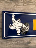 Groot Emaille bord Michelin mooie staat, Verzamelen, Merken en Reclamevoorwerpen, Ophalen of Verzenden, Zo goed als nieuw, Reclamebord